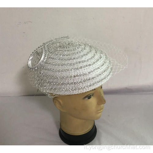 Cappelli portapillole fantasia in raso Robbon da donna